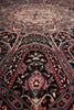 Load image into Gallery viewer, 6 x 6 Black Minnici Design Rug 16012