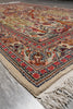Load image into Gallery viewer, 4.4 x 7.7 Persian Qom Wool Rug #B-78914