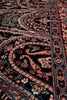 Load image into Gallery viewer, 6 x 6 Black Minnici Design Rug 16012