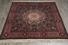 Load image into Gallery viewer, 6 x 6 Black Minnici Design Rug 16012