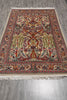 Load image into Gallery viewer, 4.4 x 7.7 Persian Qom Wool Rug #B-78914