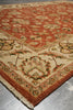 Load image into Gallery viewer, 6 x 9  Quality Natural Wool Hand-Knotted Chobi Peshawar Rug Warm Antique Red Gold #B-74082