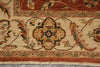 Load image into Gallery viewer, 6 x 9  Quality Natural Wool Hand-Knotted Chobi Peshawar Rug Warm Antique Red Gold #B-74082
