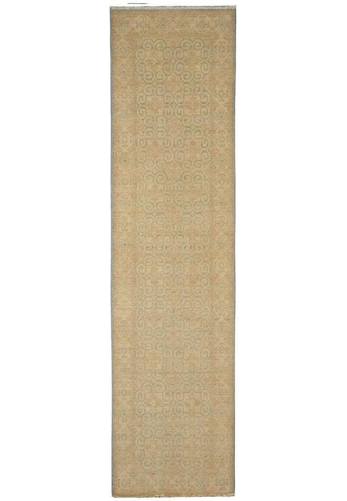 2.8 x 10 Runner Chobi Peshawar Pastels Neutrals Transitional Modern