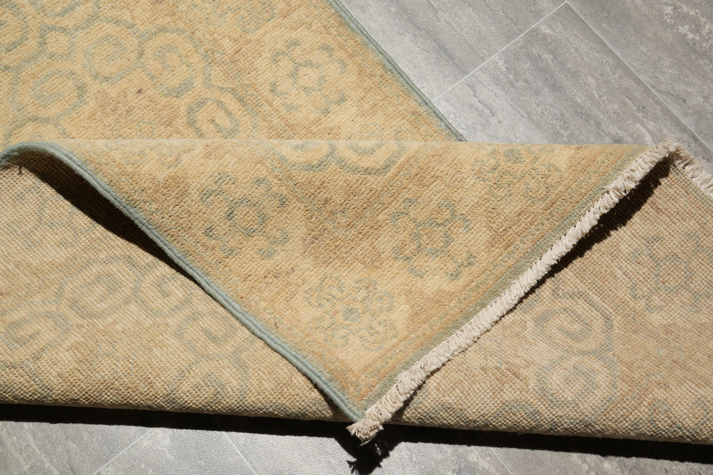 2.8 x 10 Runner Chobi Peshawar Pastels Neutrals Transitional Modern #F-4229