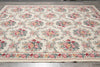 Load image into Gallery viewer, 8.8 x 11.7 Large Needle Point Tapestry Rug French Floral #S10-4094