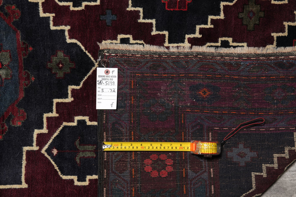 5 x 7 Antique Russia Kazak Rug 1940's #S10-5139