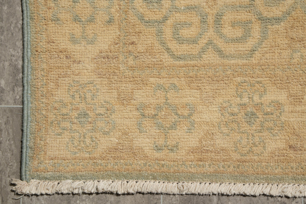 2.8 x 10 Runner Chobi Peshawar Pastels Neutrals Transitional Modern #F-4229