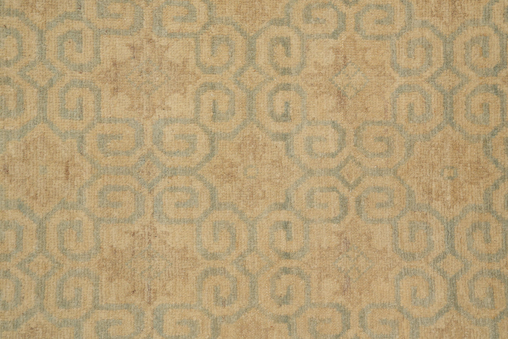 2.8 x 10 Runner Chobi Peshawar Pastels Neutrals Transitional Modern #F-4229