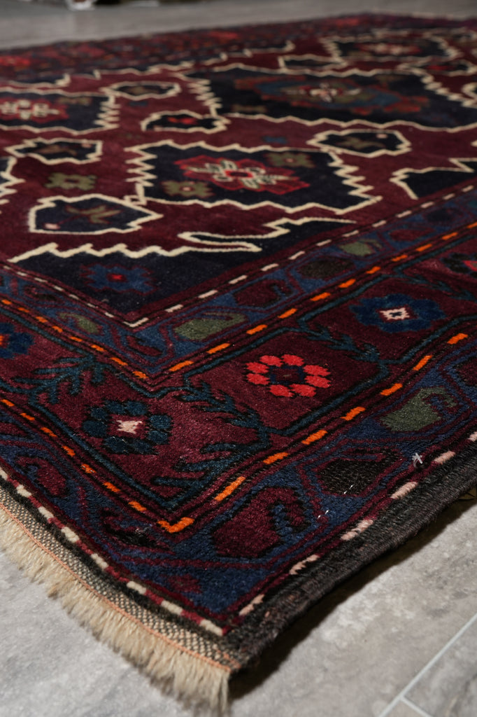 5 x 7 Antique Russia Kazak Rug 1940's #S10-5139