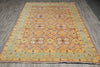 Load image into Gallery viewer, 6 x 9.5 Purple Gold Hand-Knotted Agra Rug #D-11