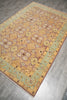 Load image into Gallery viewer, 6 x 9.5 Purple Gold Hand-Knotted Agra Rug #D-11