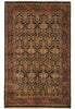 Load image into Gallery viewer, 5.9 x 8.9 Quality Hand-Knotted Jaipour Rug Black Burgundy Lustrous Natural Wool #PIX-6798