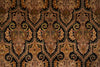 Load image into Gallery viewer, 5.9 x 8.9 Quality Hand-Knotted Jaipour Rug Black Burgundy Lustrous Natural Wool #PIX-6798