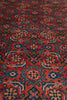 Load image into Gallery viewer, 7' x 10' Coral Red Fine Persian Kord Lilihan Bijar Rug 72757
