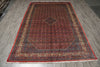 Load image into Gallery viewer, 7' x 10' Coral Red Fine Persian Kord Lilihan Bijar Rug 72757