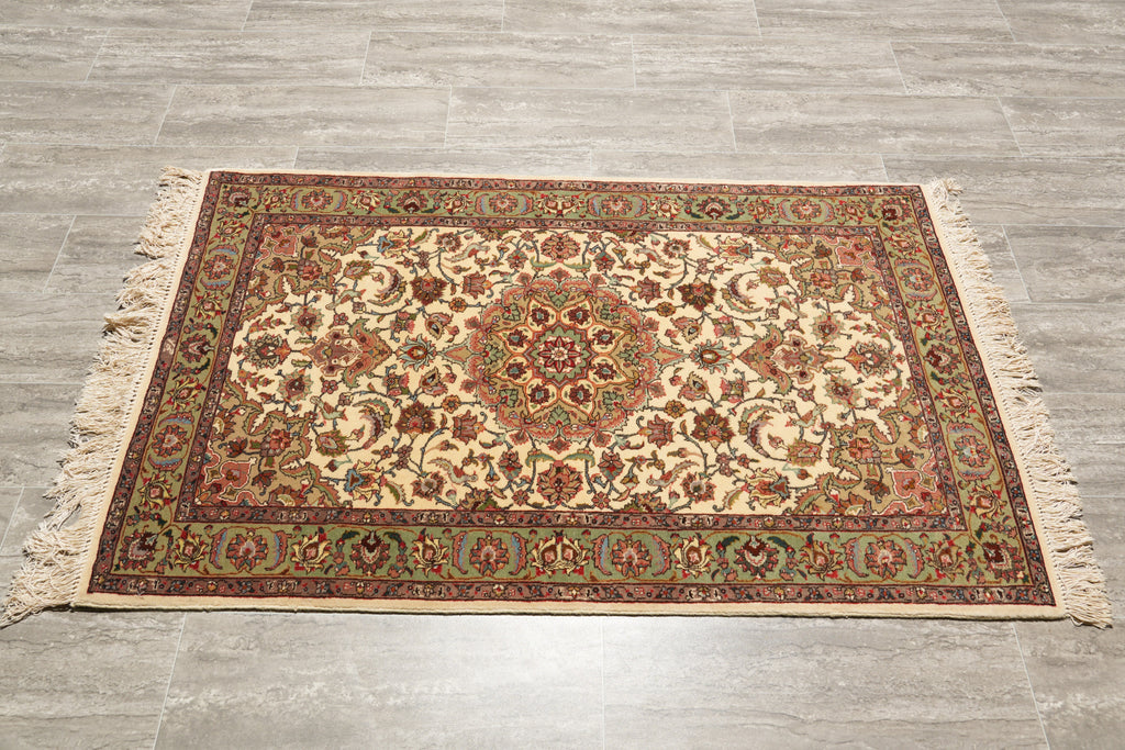 3 x 5Authentic Persian Tabriz Rug Fine Quality 400 KPSI #F-4230
