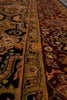 Load image into Gallery viewer, 5.9 x 8.9 Quality Hand-Knotted Jaipour Rug Black Burgundy Lustrous Natural Wool #PIX-6798