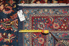 Load image into Gallery viewer, 7' x 10'5"” Navy Blue Fine Wool Dense Weave Persian Sarouk Rug 72743