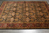Load image into Gallery viewer, 5.9 x 8.9 Quality Hand-Knotted Jaipour Rug Black Burgundy Lustrous Natural Wool #PIX-6798
