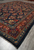 Load image into Gallery viewer, 7' x 10'5"” Navy Blue Fine Wool Dense Weave Persian Sarouk Rug 72743