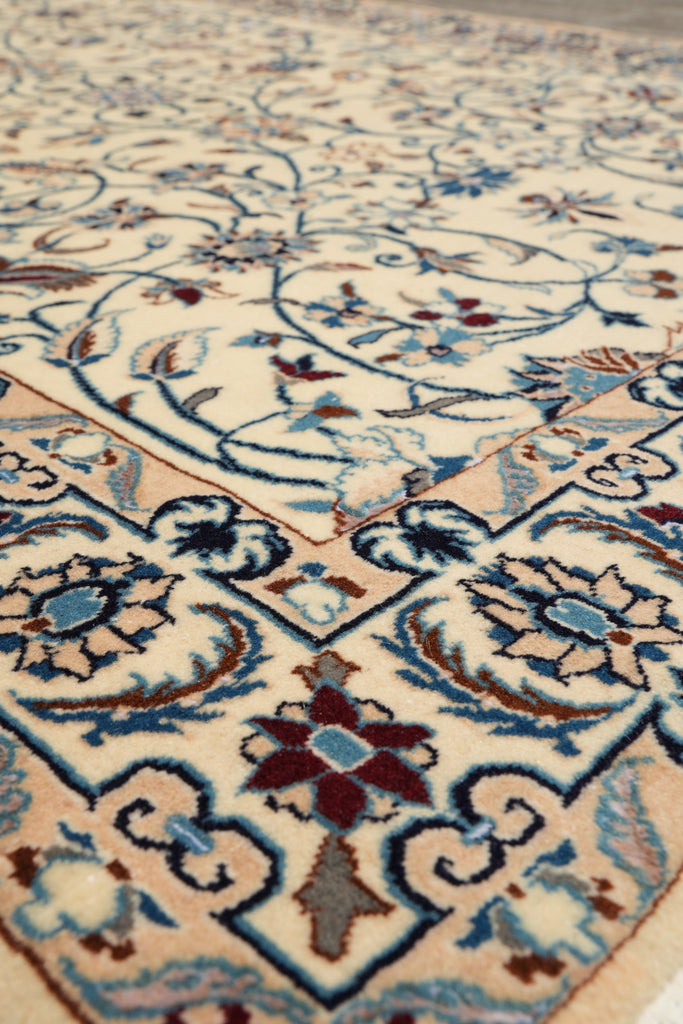 3.4 x 4.8 Fiine Quality Persian Nain Rug Quality 9 LA 400 KPSI #F-4231