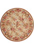 Load image into Gallery viewer, 5.10 x 5.10 Feet Round Needle Point Tapestry Rug French Floral