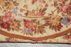Load image into Gallery viewer, 6 x 6 Feet Round Needle Point Tapestry Rug French Floral #F-4505