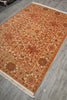 Load image into Gallery viewer, 6 x 9 Hand-Knotted Pakistani Antique Style Wool Area Rug Beige Gold Rust #PIX-18852