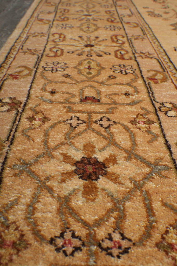 8 x 10 High Quality Agra Rug Handmade Natural Wool #PIX-17523