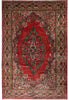 Load image into Gallery viewer, 12.10 x 18.10 Persian Sarouk Kerman Rug Open Field 1960's Iran