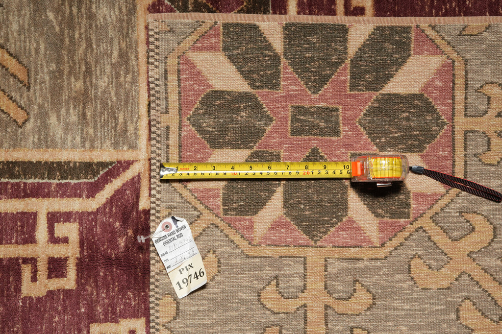 7.8 x 9.9 Burgundy Mamlook Rug #PIX-19746