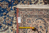 Load image into Gallery viewer, 13 x 19.4 Authentic Persian Blue Nain Rug Wool and Silk #PIX-12613