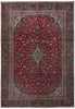 Load image into Gallery viewer, 9 x 12.3 Traditional Persian Kashan Classic Rug #F-3186