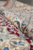 Load image into Gallery viewer, 13 x 19.4 Authentic Persian Blue Nain Rug Wool and Silk #PIX-12613