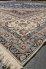 Load image into Gallery viewer, 13 x 19.4 Authentic Persian Blue Nain Rug Wool and Silk #PIX-12613
