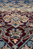 Load image into Gallery viewer, 13 x 19.4 Authentic Persian Blue Nain Rug Wool and Silk #PIX-12613
