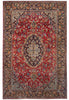 Load image into Gallery viewer, 7.5 x 11 Persian Najaf Rug Iran Traditional Najaf Esfahan Wool Carpet #F-3185