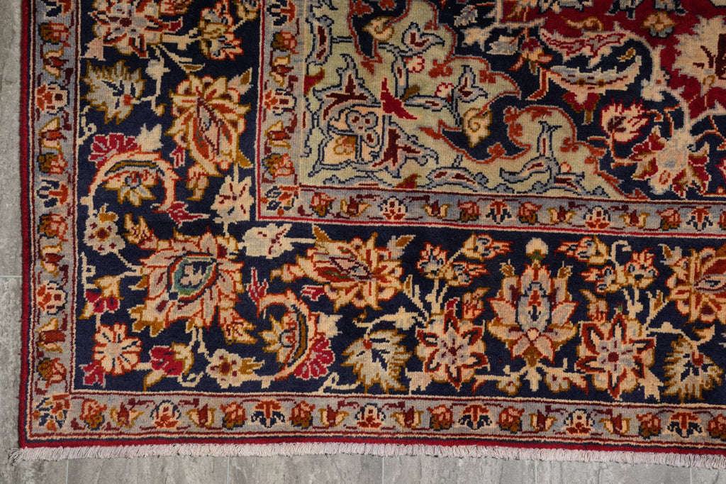 7.5 x 11 Persian Najaf Rug Iran Traditional Najaf Esfahan Wool Carpet #F-3185