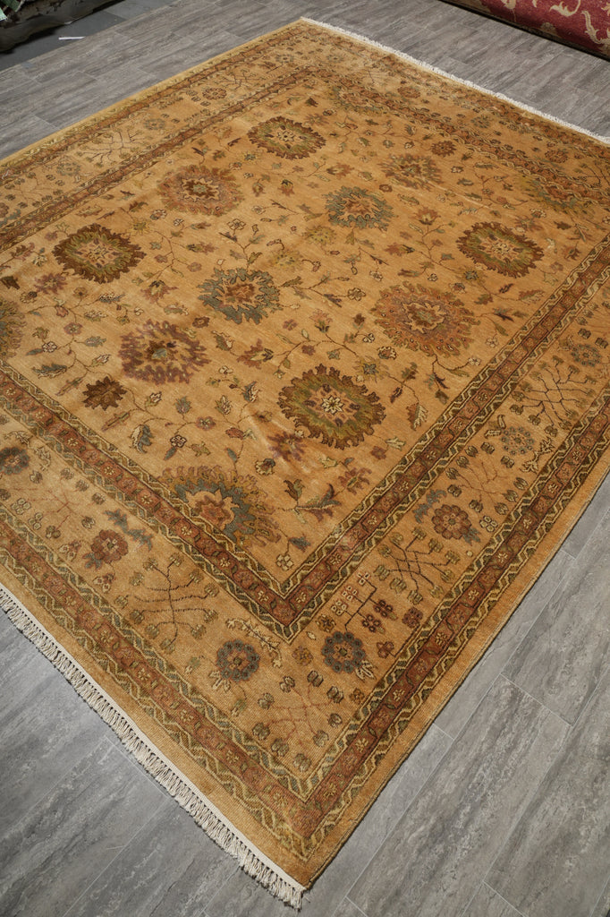 8.3 x 10 New Agra Oushak Rug Soft Natural Wool #F-6518