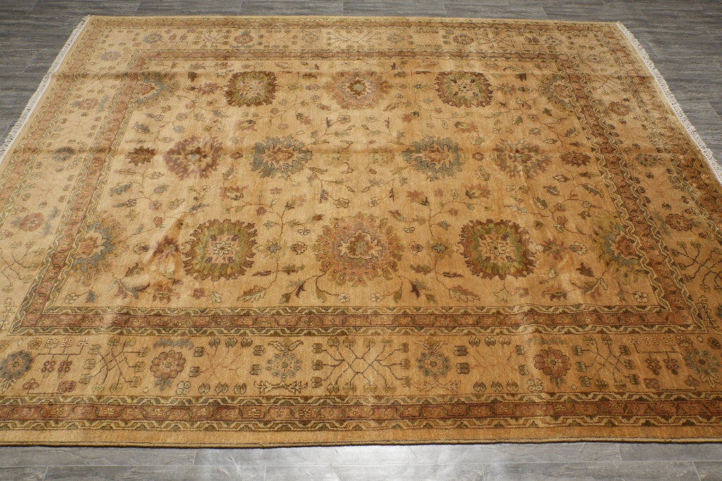 8.3 x 10 New Agra Oushak Rug Soft Natural Wool #F-6518