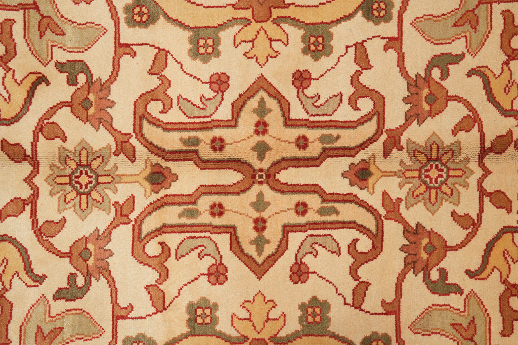 9 x 12 New Chobi Handmade Pakistan Rug Beige Gold #F-4235