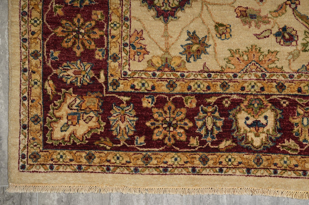 6 x 9 Beatiful Quality Hand-Knotted Chobi Agra Rug #B-74102