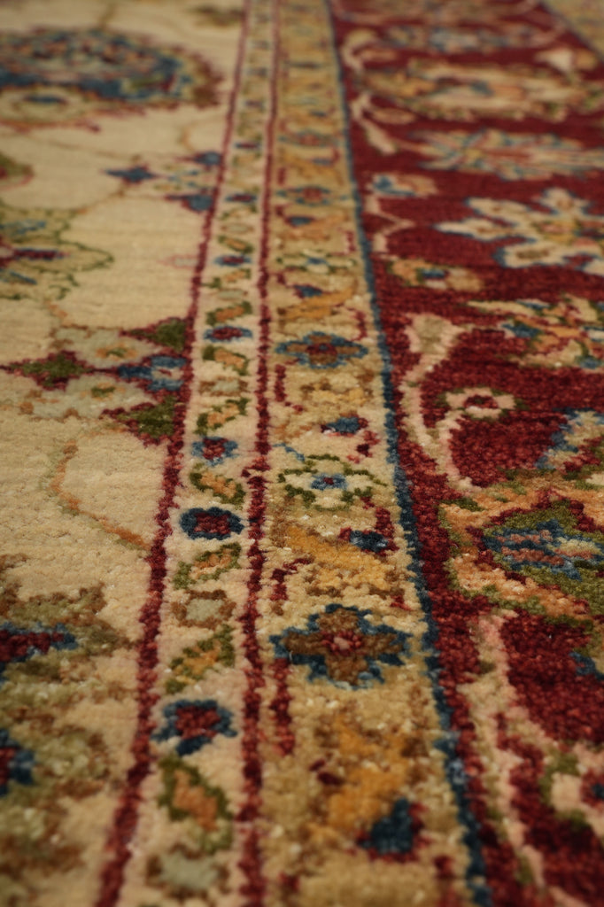 6 x 9 Beatiful Quality Hand-Knotted Chobi Agra Rug #B-74102