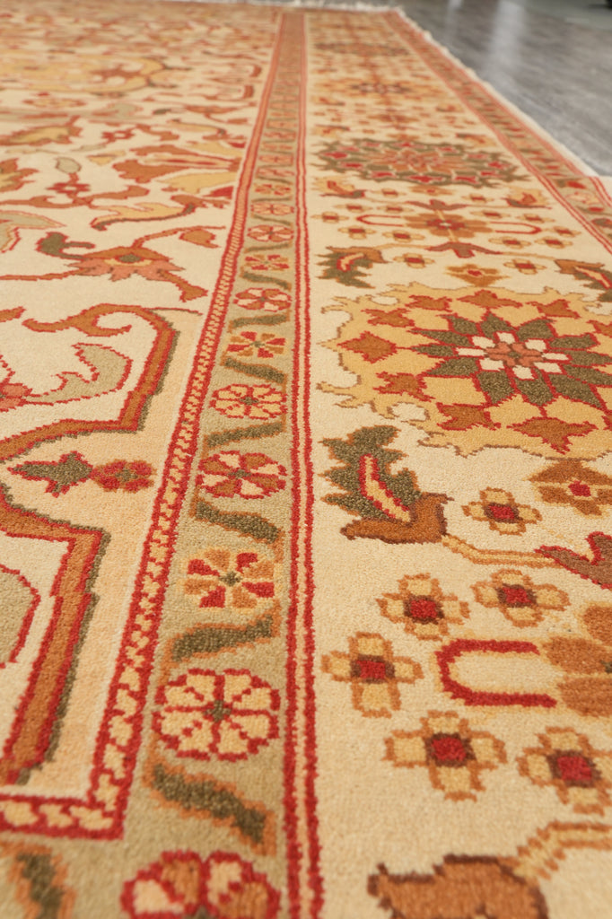 9 x 12 New Chobi Handmade Pakistan Rug Beige Gold #F-4235