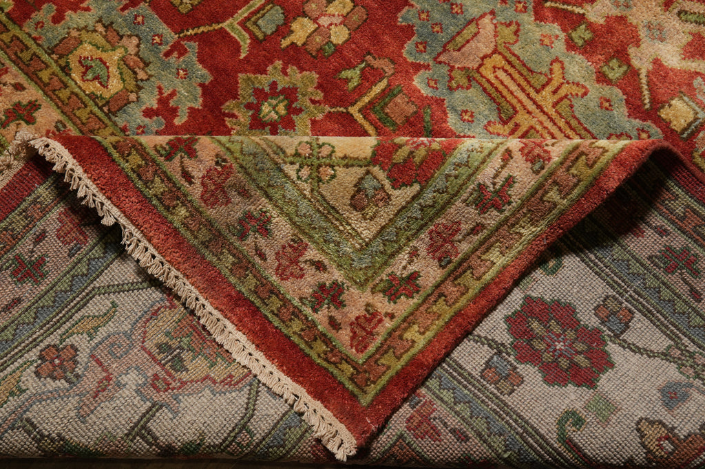 14 x 19.5 Large Beautiful Oversize Handmade Agra Rug #PIX-16197