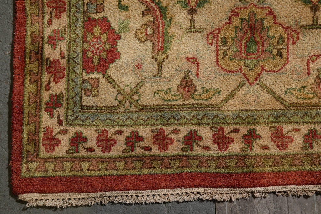 14 x 19.5 Large Beautiful Oversize Handmade Agra Rug #PIX-16197