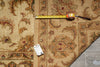 Load image into Gallery viewer, 8 x 10 Neutral Beige Gold Dense Natural Wool Rug #B-72525