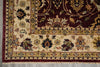 Load image into Gallery viewer, 6 x 9 Rich Burgundy Quality Natural Silky Wool Hand-Knotted Zigler Chobi Rug #B-73624