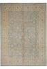 Load image into Gallery viewer, 9.1 x 12 Antique Light Green Chobi Peshawar Rug Handmade Pakistan #F-4236